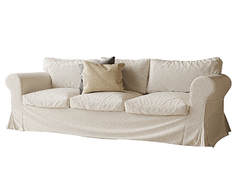 Multi-person sofa 3d model