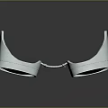Sleek Daily Use Eyeglasses With Green Lenses White Frames And Reflection Design