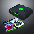 Xbox Console With Car Racing Games Including Forza Horizon And Game Discs