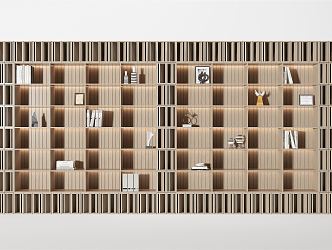 Modern Bookcase Decorative Cabinet 3d model