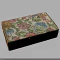 Colorful Floral Pattern Decorative Storage Box With Vibrant Flower Designs For Home Use