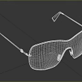 Fashionable Gold Frame Sunglasses With Gradient Lenses And Decorative Temples Design