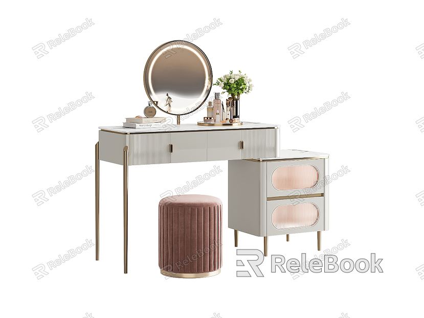 Light Luxury Dressing Table model