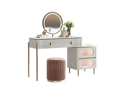 Light Luxury Dressing Table model