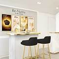 Re Nutriv Luxury Beauty Boutique with Elegant Interior and Product Displays