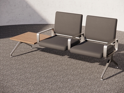 Modern Outdoor Bench Outdoor Chair Seat 3d model