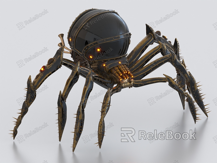 Mechanical Spider Spider Robot Self-destruct Spider Monster model