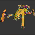 Modern Robot Mech Warrior Machine Battlearm Mechanical Battlearm Machine Warrior 3d model
