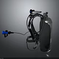 Scuba Diving Equipment With Tank Regulator Mask And Harness