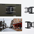 Modern TV Wall Mount Stand With Adjustable Design For Flat Screen TVs 3d model