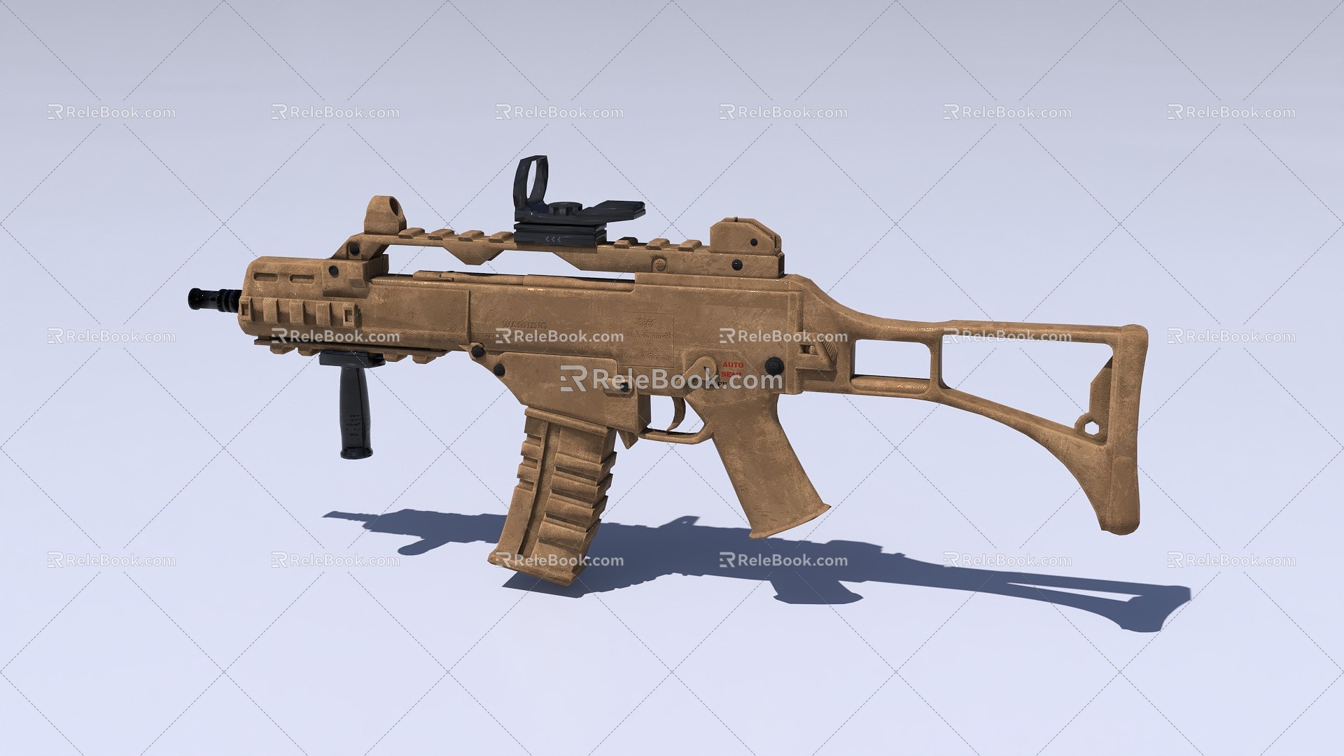 Rifle G36C Assault Rifle Gun Automatic Rifle 3d model