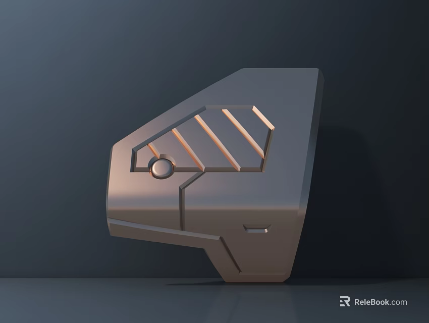 Advanced Fighter Jet With Sleek Metallic Body And Aerodynamic Structure Design Features 3d model 