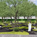 Traditional Karesansui Japanese Garden Design With Stone Paths Green Mossy Areas And Trees