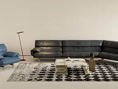 Modern Baxter Sofa Coffee Table Combo model