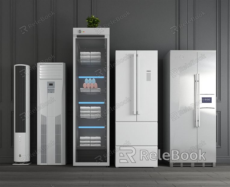 Modern Refrigerator Household Double Open Refrigerator Single Open Refrigerator Intelligent Refrigerator Vertical Refrigerator model