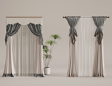 Jane's Curtain 3d model