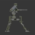 Robot Assistant Small Robot Butler 3d model
