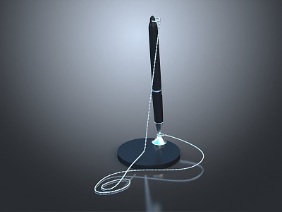 Modern Pen Reception Pen Chain Pen 3d model