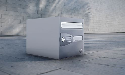 Modern mailbox 3d model