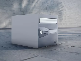 Modern mailbox 3d model