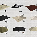 Outdoor Sunshades With Various Colors And Different Designs For Patio Use