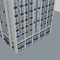 Modern High Rise Office Building With Glass Windows And Contemporary Design