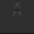 Edgy Modern Bodice With Chain Details Metal Rings And Straps Fashion Design