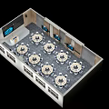 Modern School Classroom Featuring Organized Student Seats Digital Screens And Teaching Equipment