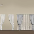 Elegant Curtains With Different Designs For Interior Decoration And Home Styling
