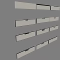 Hidden handle 3d model