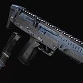 Advanced Tactical Firearms With Optical Scope And Extended Barrel Design