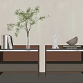 Modern bedside table 3d model