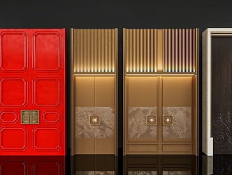 Double door 3d model