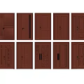 Modern combination of child and mother door and gate 3d model
