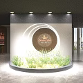 Sakura Circle Buffet Restaurant With Wooden Wine Racks And Warm Lighting Design