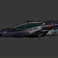 Futuristic Concept Car With Streamlined Body LED Headlights And Unique Roof Design