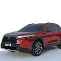 Red Toyota SUV With Modern Front Face Design And Alloy Wheels Exterior