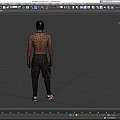 Men's Trendy Men's Male Models European Men's Young Men's Game Role Star Handsome Super Realistic High Precision Film and Television Level 3d model
