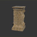 Columns Stone Columns Stone Columns Old Columns Roman Columns Roman Columns Classical Columns Greek Columns 3d model