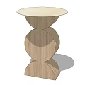 Modern Cassina round several 3d model