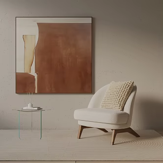 modern leisure chair 3d model