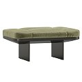 Modern Sofa Stool Zebra Corner Bend Soft Folding 3d model