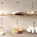 Various Stylish Chandeliers With Modern Elegant Design And Decorative Shapes