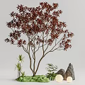 arbor landscape tree 3d model
