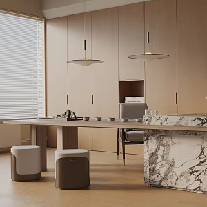 Modern Tea Room 3d model