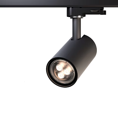 Modern Black LED Downlight Spotlight With Sleek Design For Indoor Ceiling Lighting 3d model