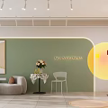 Charming Flower Shop Interior With Various Flowers Green Plants Archway And Wall Paintings
