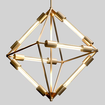 Modern shaped chandelier 3d model Modern shaped chandelier 3d model