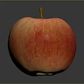Fresh Red Ripe Apple As Essential Daily Life Item On Black Surface