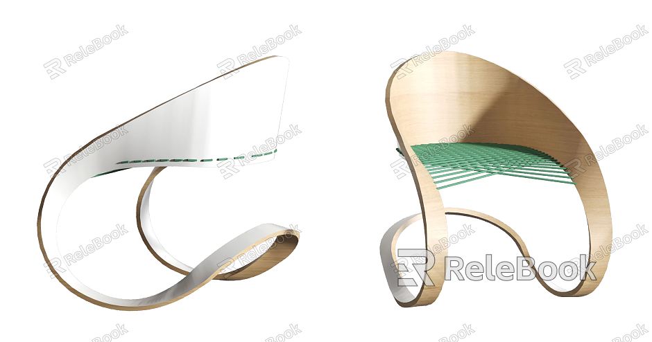 Modern single chair single leisure chair creative shaped dining chair model